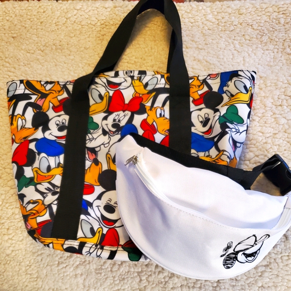 Disney tote bag and fanny pack